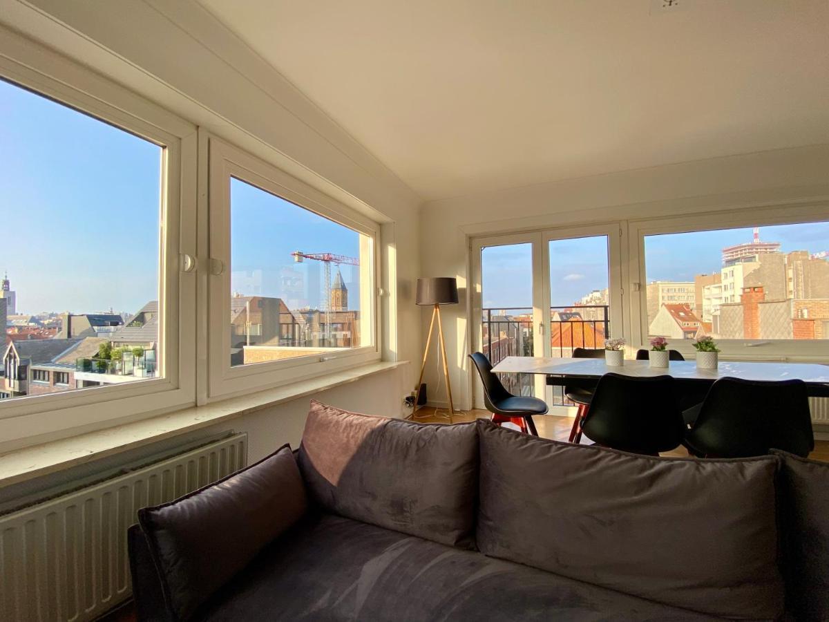Luxury 3 Bedroom Apartment On The Top Floor With Panoramic View Остенде Екстериор снимка