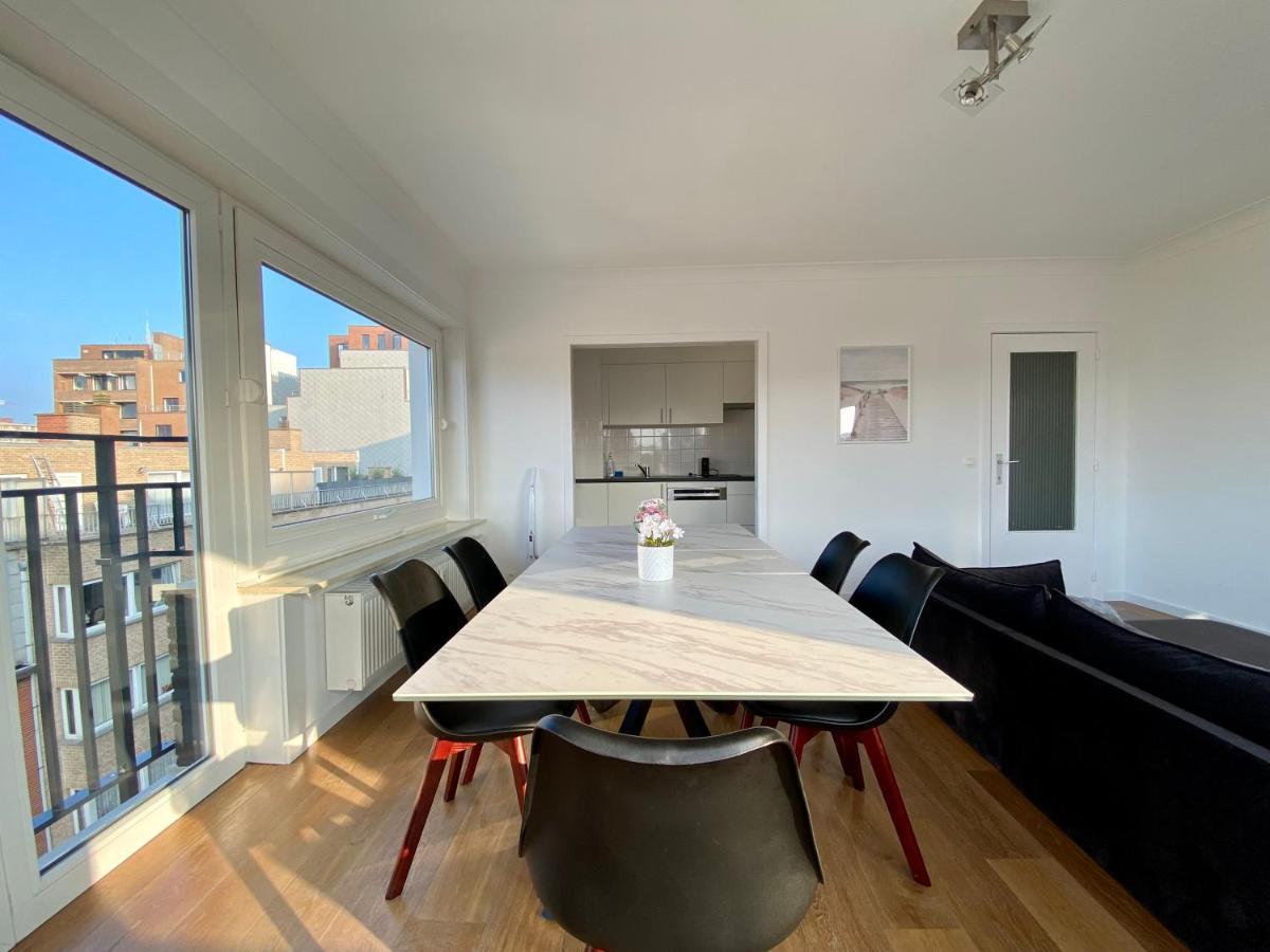 Luxury 3 Bedroom Apartment On The Top Floor With Panoramic View Остенде Екстериор снимка